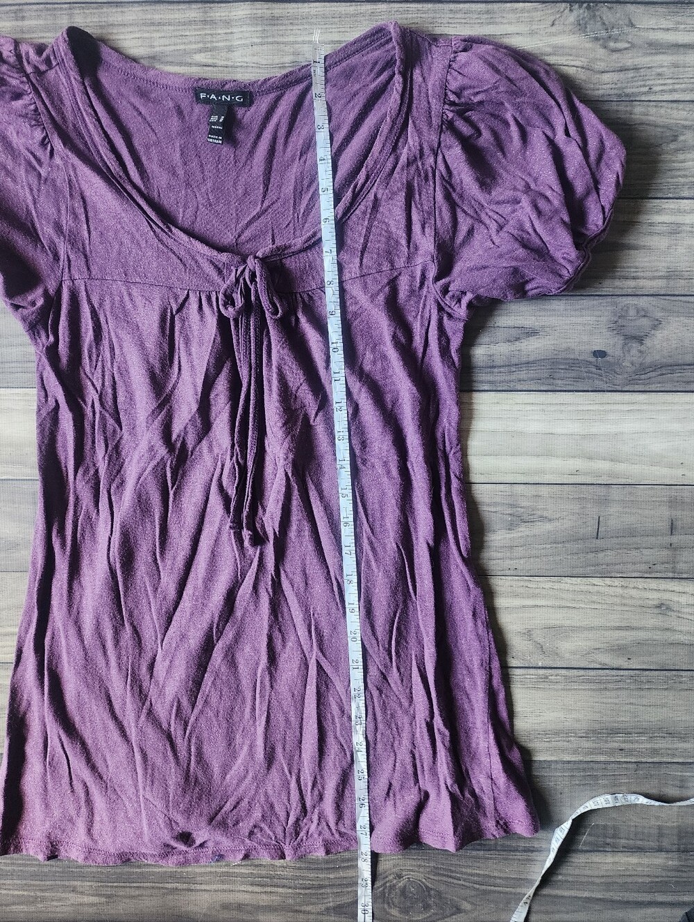 F.A.N.G Purple Sparkly Top Size Medium - Picture 5 of 7